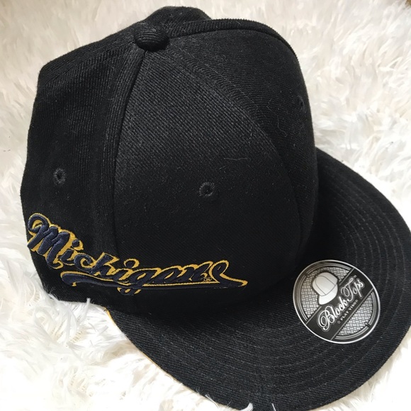 Other - University of Michigan Flat Brim SnapBack Hat